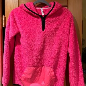 Kids Pink Fleece Hoodie